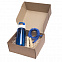 Набор подарочный INMODE: бутылка для воды, скакалка, стружка, коробка, синий с логотипом в Нефтекамске заказать по выгодной цене в кибермаркете AvroraStore