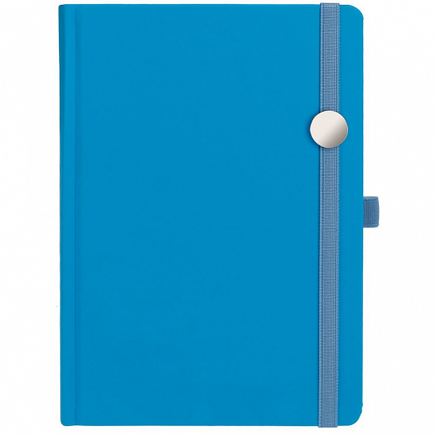 Ежедневник Favor Metal, недатированный, голубой с логотипом в Нефтекамске заказать по выгодной цене в кибермаркете AvroraStore
