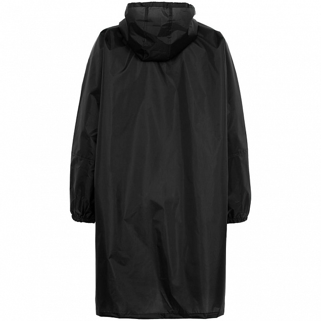 Дождевик-анорак Alatau, черный с логотипом в Нефтекамске заказать по выгодной цене в кибермаркете AvroraStore