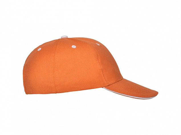 Бейсболка Panel унисекс, оранжевый с логотипом в Нефтекамске заказать по выгодной цене в кибермаркете AvroraStore