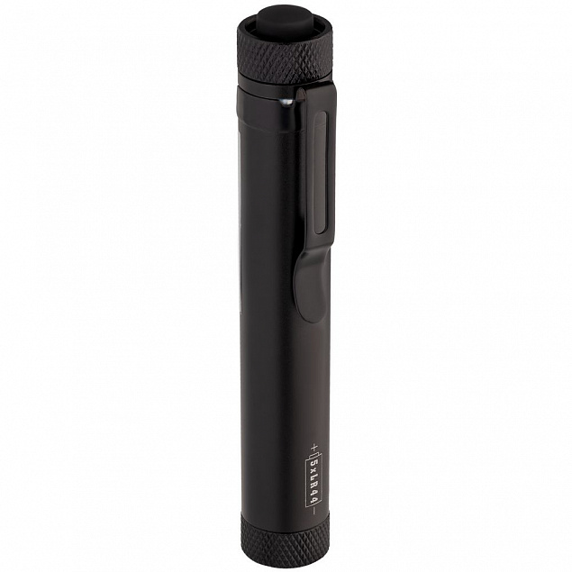 Фонарик-факел LightStream, малый, черный с логотипом в Нефтекамске заказать по выгодной цене в кибермаркете AvroraStore
