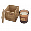 Свеча Silia в деревянной коробке, коричневая с логотипом в Нефтекамске заказать по выгодной цене в кибермаркете AvroraStore