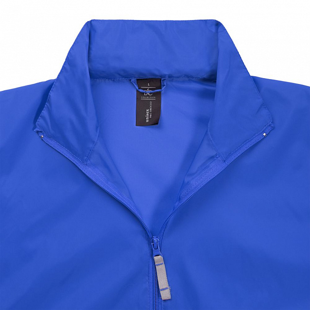 Ветровка Sirocco ярко-синяя с логотипом в Нефтекамске заказать по выгодной цене в кибермаркете AvroraStore