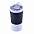 Термокружка вакуумная 'Funny" белая, голубой силикон с логотипом в Нефтекамске заказать по выгодной цене в кибермаркете AvroraStore