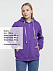 Толстовка на молнии с капюшоном Siverga Heavy, фиолетовая с логотипом в Нефтекамске заказать по выгодной цене в кибермаркете AvroraStore