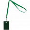 Лента с карабином Colorplan, зеленая с логотипом в Нефтекамске заказать по выгодной цене в кибермаркете AvroraStore