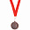 Медаль наградная на ленте  "Золото" с логотипом в Нефтекамске заказать по выгодной цене в кибермаркете AvroraStore