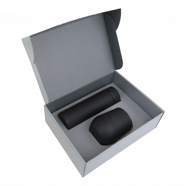 Набор Hot Box CS grey (черный) с логотипом в Нефтекамске заказать по выгодной цене в кибермаркете AvroraStore