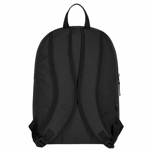 Рюкзак «Улыбаемся и машем», черный с логотипом в Нефтекамске заказать по выгодной цене в кибермаркете AvroraStore
