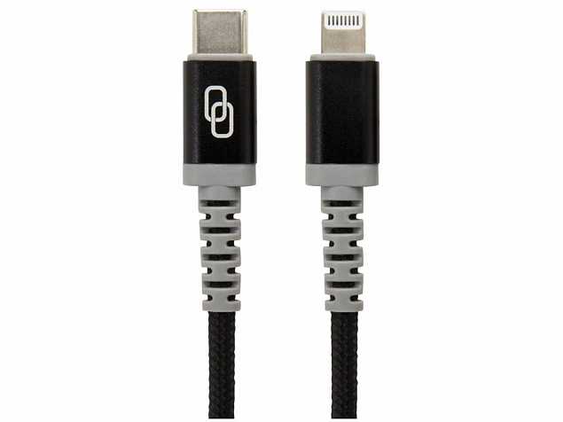 MFI-кабель с разъемами USB-C и Lightning «ADAPT» с логотипом в Нефтекамске заказать по выгодной цене в кибермаркете AvroraStore
