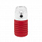 Бутылка для воды складная с карабином SPRING; красная, 550/250 мл,  силикон с логотипом в Нефтекамске заказать по выгодной цене в кибермаркете AvroraStore