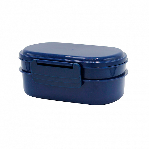 Ланчбокс (контейнер для еды) Grano, распродажа, синий с логотипом в Нефтекамске заказать по выгодной цене в кибермаркете AvroraStore