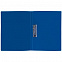 Папка с прижимом Expert, синяя с логотипом в Нефтекамске заказать по выгодной цене в кибермаркете AvroraStore