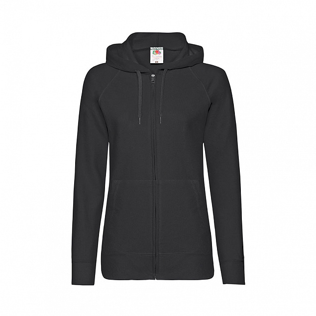 Толстовка женская без начеса LADIES LIGHTWEIGHT HOODED SWEAT 240 с логотипом в Нефтекамске заказать по выгодной цене в кибермаркете AvroraStore