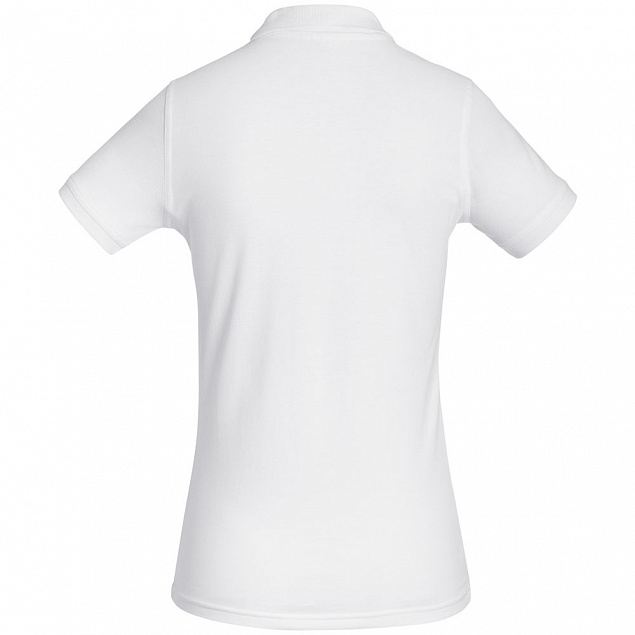 Рубашка поло женская Safran Timeless белая с логотипом в Нефтекамске заказать по выгодной цене в кибермаркете AvroraStore