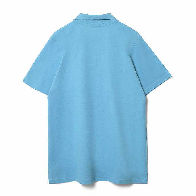 Рубашка поло Virma light, голубая с логотипом в Нефтекамске заказать по выгодной цене в кибермаркете AvroraStore