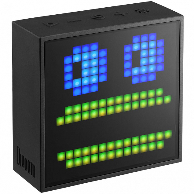 Беспроводная колонка с пиксельным дисплеем Timebox-Evo с логотипом в Нефтекамске заказать по выгодной цене в кибермаркете AvroraStore