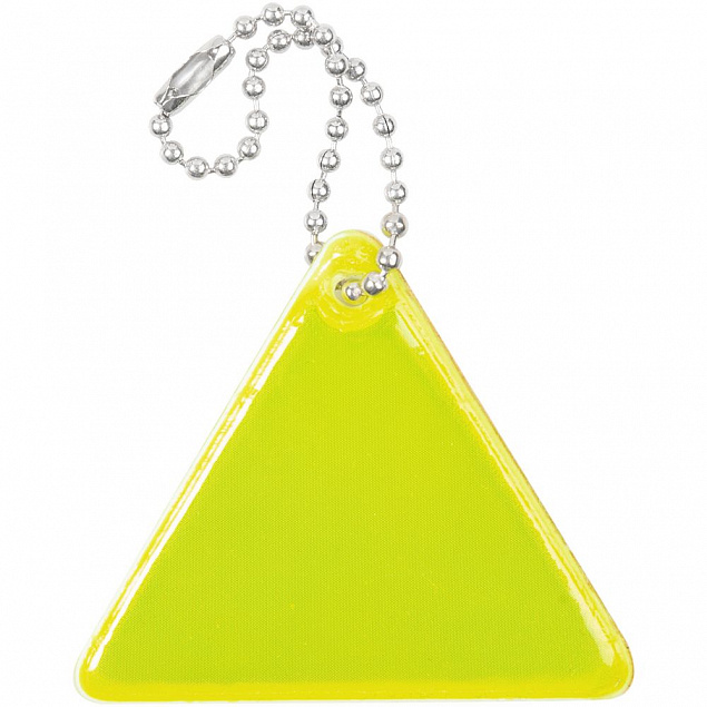 Светоотражатель Spare Care, треугольник, желтый неон с логотипом в Нефтекамске заказать по выгодной цене в кибермаркете AvroraStore