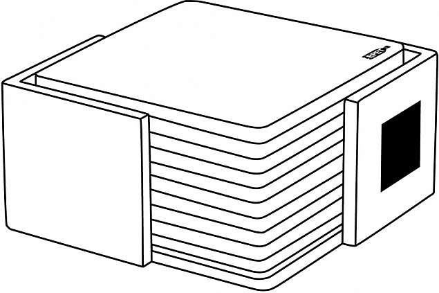 Набор подставок из фетра ECO BASE с логотипом в Нефтекамске заказать по выгодной цене в кибермаркете AvroraStore