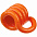 Антистресс «Змейка», оранжевый с логотипом в Нефтекамске заказать по выгодной цене в кибермаркете AvroraStore