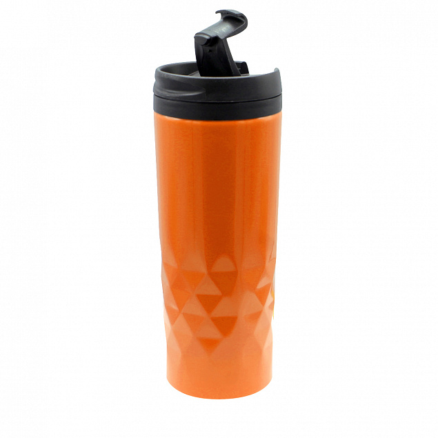 Термокружка Edge - Оранжевый OO с логотипом в Нефтекамске заказать по выгодной цене в кибермаркете AvroraStore