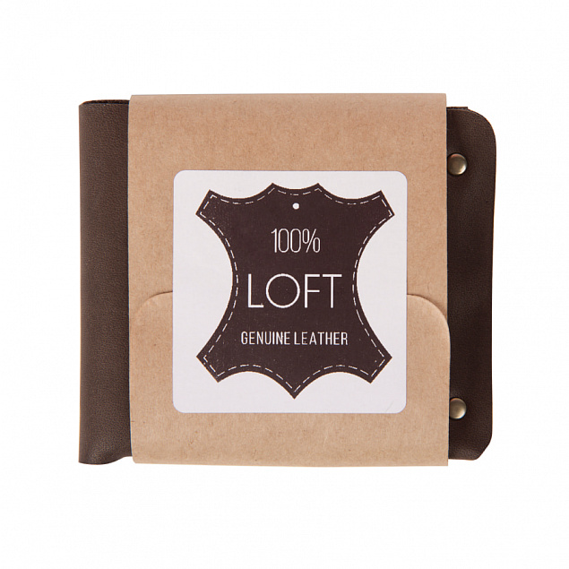 Портмоне кожаное, "LOFT" с логотипом в Нефтекамске заказать по выгодной цене в кибермаркете AvroraStore