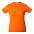 Футболка женская HEAVY LADY, оранжевая с логотипом в Нефтекамске заказать по выгодной цене в кибермаркете AvroraStore