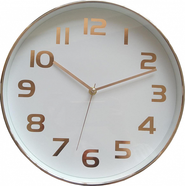 Пластиковые настенные часы с логотипом в Нефтекамске заказать по выгодной цене в кибермаркете AvroraStore