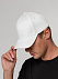 Бейсболка Harris, белая с логотипом в Нефтекамске заказать по выгодной цене в кибермаркете AvroraStore