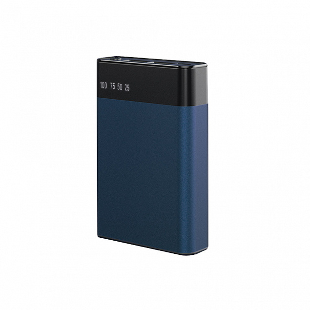 Внешний аккумулятор Apria 10000 mAh - Синий HH с логотипом в Нефтекамске заказать по выгодной цене в кибермаркете AvroraStore