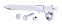 Многофункциональная ручка, белая с логотипом в Нефтекамске заказать по выгодной цене в кибермаркете AvroraStore
