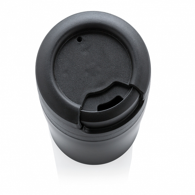 Термокружка Coffee-to-go, черный с логотипом в Нефтекамске заказать по выгодной цене в кибермаркете AvroraStore