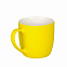 Керамическая кружка Viana, желтая с логотипом в Нефтекамске заказать по выгодной цене в кибермаркете AvroraStore