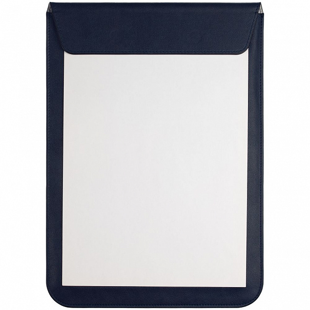 Папка-планшет для бумаг Petrus, темно-синяя с логотипом в Нефтекамске заказать по выгодной цене в кибермаркете AvroraStore