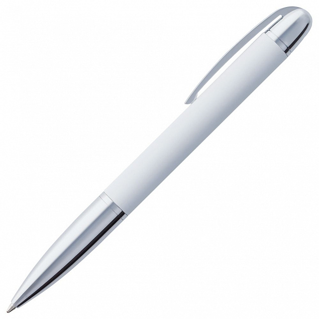 Ручка шариковая Arc Soft Touch, белая с логотипом в Нефтекамске заказать по выгодной цене в кибермаркете AvroraStore