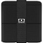 Ланчбокс MB Square, черный с логотипом в Нефтекамске заказать по выгодной цене в кибермаркете AvroraStore