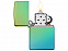 Зажигалка ZIPPO Classic с покрытием High Polish Teal с логотипом в Нефтекамске заказать по выгодной цене в кибермаркете AvroraStore