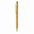 Бамбуковая ручка с клипом из пшеничной соломы с логотипом в Нефтекамске заказать по выгодной цене в кибермаркете AvroraStore