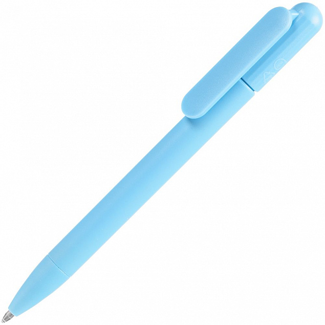 Ручка шариковая Prodir DS6S TMM, голубая с логотипом в Нефтекамске заказать по выгодной цене в кибермаркете AvroraStore