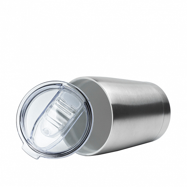 Термокружка вакуумная, Pico, 320 ml, серебряная с логотипом в Нефтекамске заказать по выгодной цене в кибермаркете AvroraStore