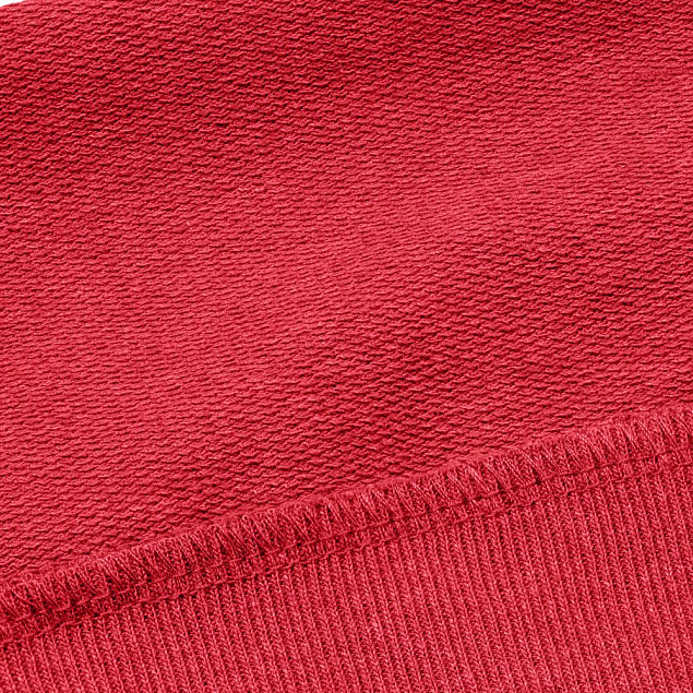 Толстовка с капюшоном унисекс Hoodie, красный меланж с логотипом в Нефтекамске заказать по выгодной цене в кибермаркете AvroraStore