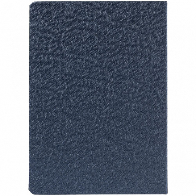 Ежедневник Saffian, недатированный, синий, с белой бумагой с логотипом в Нефтекамске заказать по выгодной цене в кибермаркете AvroraStore