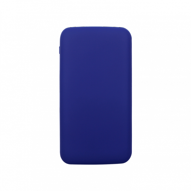 Внешний аккумулятор Bplanner Power 2 ST, софт-тач, 10000 mAh (Синий) с логотипом в Нефтекамске заказать по выгодной цене в кибермаркете AvroraStore