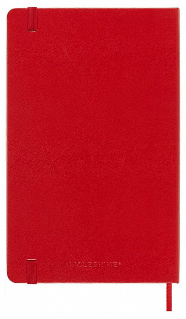 Еженедельник Moleskine Classic Large, датированный, красный с логотипом в Нефтекамске заказать по выгодной цене в кибермаркете AvroraStore