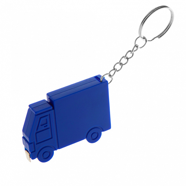 Брелок-рулетка Грузовик - Синий HH с логотипом в Нефтекамске заказать по выгодной цене в кибермаркете AvroraStore