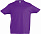 Футболка детская Imperial Kids, темно-фиолетовая с логотипом в Нефтекамске заказать по выгодной цене в кибермаркете AvroraStore