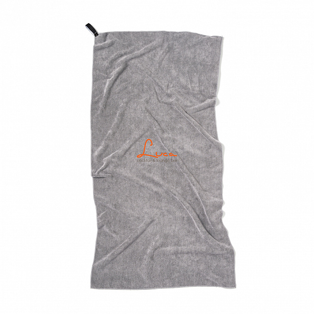 Спортивное полотенце VINGA из rPET, 140x70 см с логотипом в Нефтекамске заказать по выгодной цене в кибермаркете AvroraStore