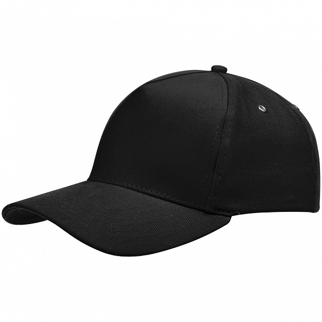 Бейсболка Standard, черная с логотипом в Нефтекамске заказать по выгодной цене в кибермаркете AvroraStore