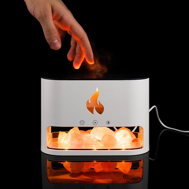 Настольный увлажнитель-ароматизатор Fusion Blaze, белый с логотипом в Нефтекамске заказать по выгодной цене в кибермаркете AvroraStore