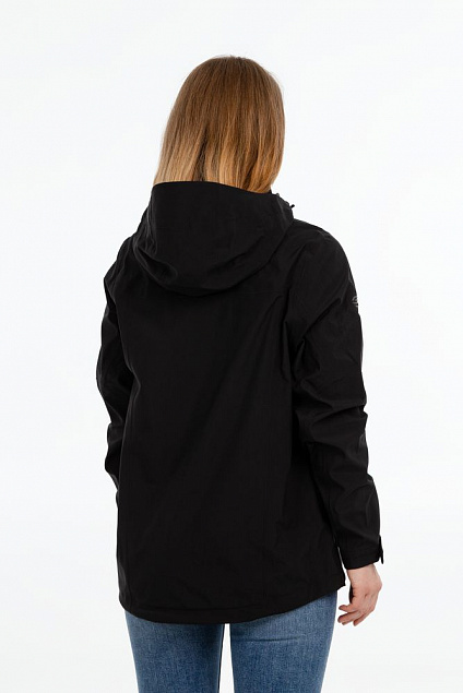 Куртка-трансформер женская Matrix, черная с красным с логотипом в Нефтекамске заказать по выгодной цене в кибермаркете AvroraStore